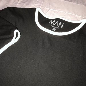 BooHoo Man Black Tshirt